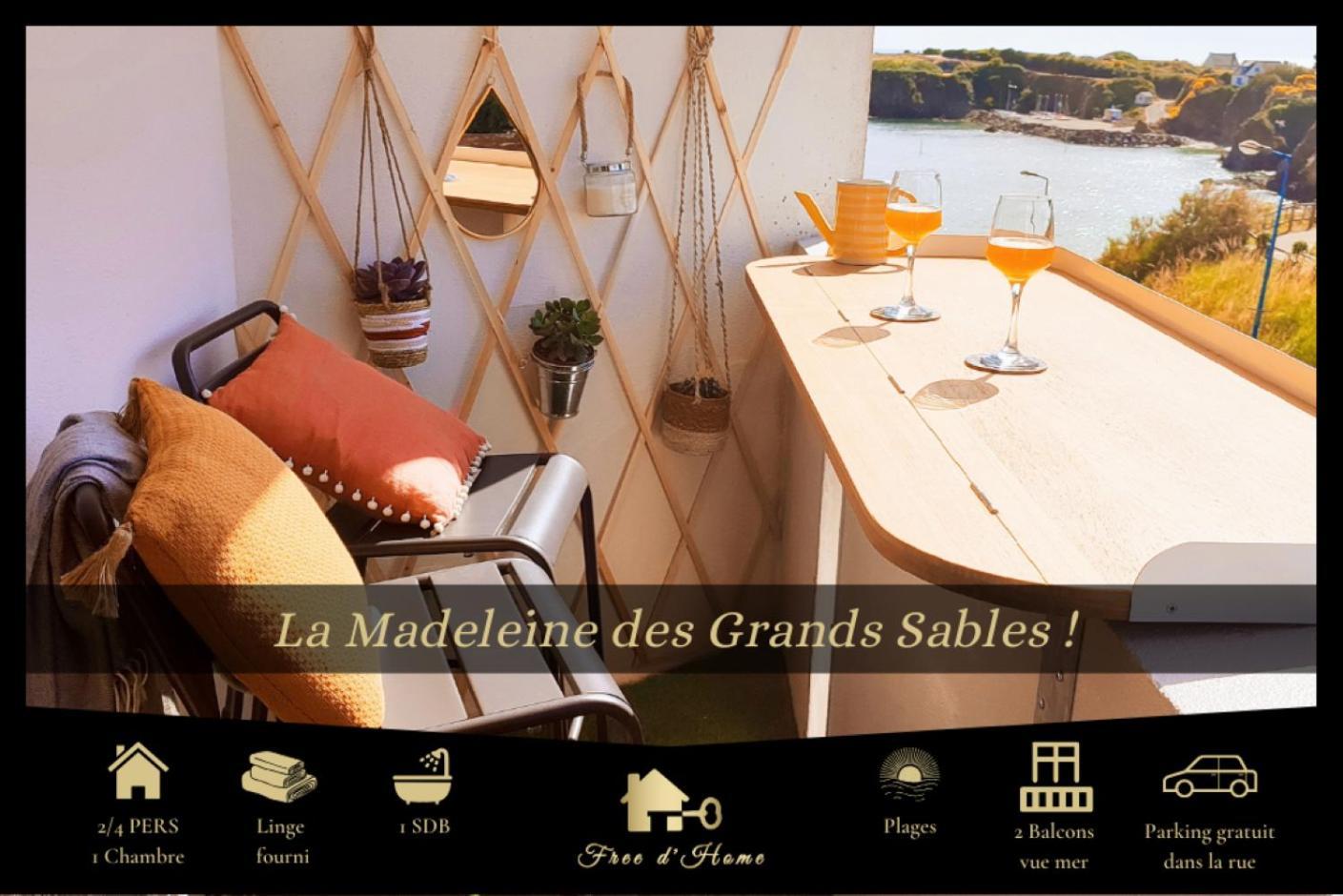 La Madeleine Des Grands Sables 1- 4 Pers * Le Pouldu